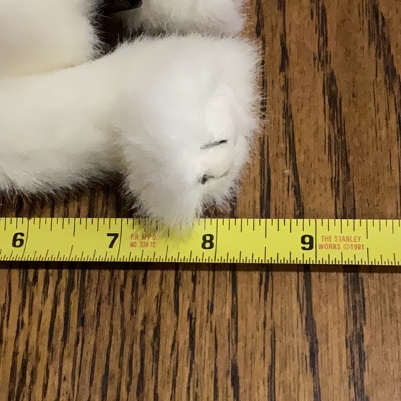 Ty Amore white with red embroidered “I♥️U”on chest collectible Valentine 💘 bear - Picture 11 of 13